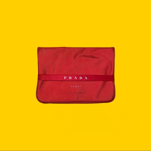Prada Linea Rossa Handbags - 🆕PRADA Luna Rossa Sport Cosmetics Toiletry Bag